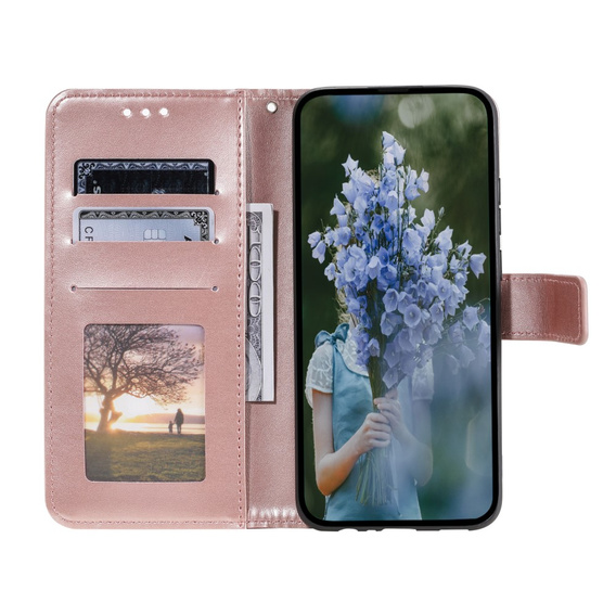 Pattintható tok a Xiaomi Redmi A3, Mandala, rózsaszín