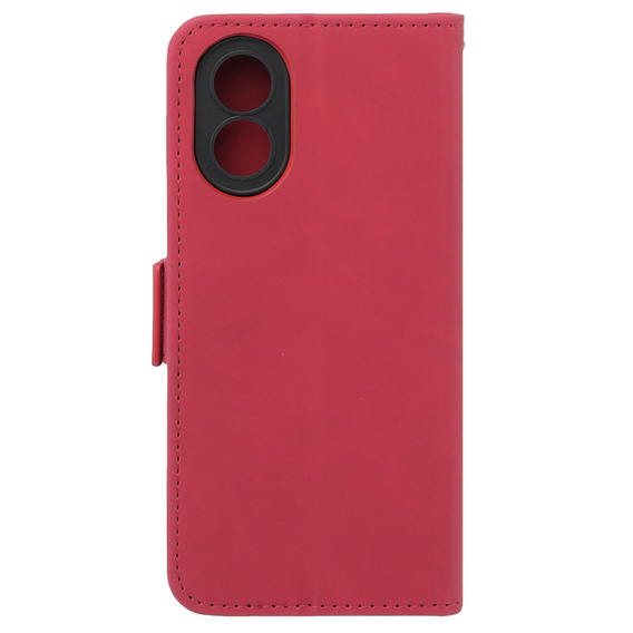 Pattintható tok a Oppo A38 4G / Oppo A18 4G, Card Slot, piros