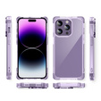 Tok iPhone 14 Pro, ERBORD CornerShield, lila
