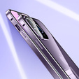 Tok iPhone 15 Pro Max, Magnetic Dual Glass, lila