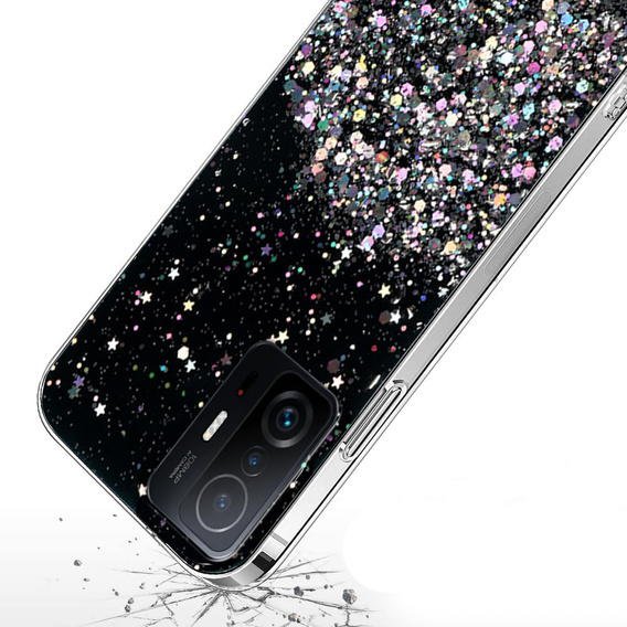 Telefontok a Xiaomi 11T / 11T Pro, Glittery, fekete