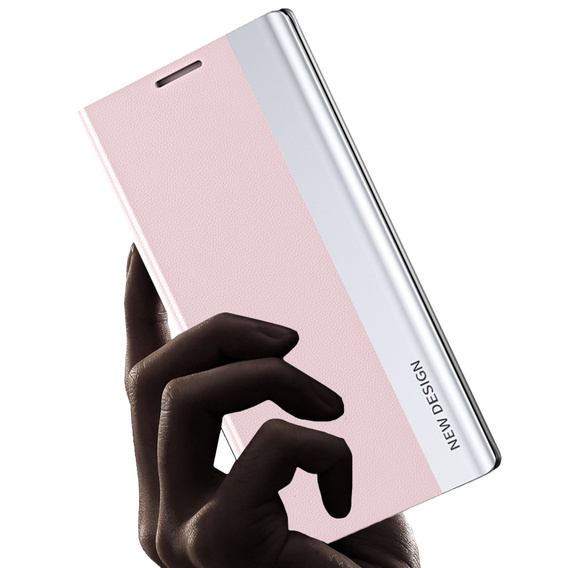 Pattintható tok a Xiaomi Redmi Note 9S/9 Pro/9 Pro Max, Side Magnetic, rózsaszín rose gold