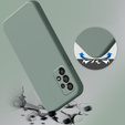 Telefontok a Samsung Galaxy A53 5G, Silicone Lite, zöld