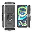 Telefontok a Xiaomi Redmi A3, KickStand Camera Lens, fekete