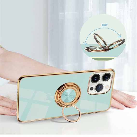 Telefontok a iPhone 13 Pro, Electro Ring, zöld