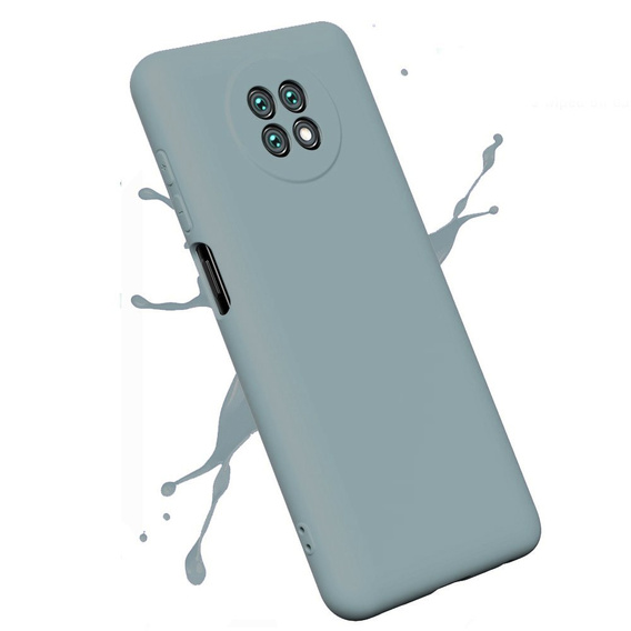 Telefontok a Xiaomi Redmi Note 9T 5G, Silicone Lite, levendula szürke