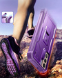 Páncélozott tok a Samsung Galaxy S22, Dexnor Full Body, lila