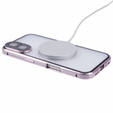 Magnetic Dual Glass MagSafe tok iPhone 16, rózsaszín rose gold