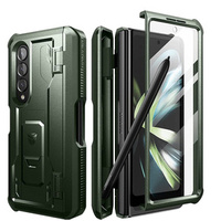 Páncélozott tok a Samsung Galaxy Z Fold 4 5G, Dexnor Full Body S-Pen Slot, zöld