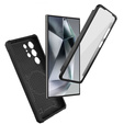 Tok Samsung Galaxy S24 Ultra, ERBORD Rugged MagSafe tok, fekete (két keret)
