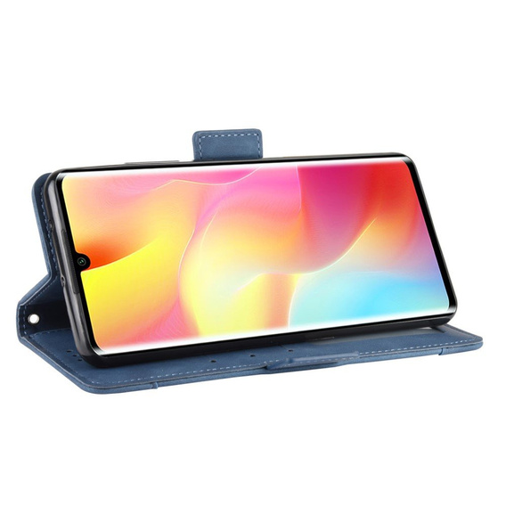 Pattintható tok a Xiaomi Mi Note 10 Lite, Card Slot, kék