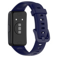 Silikonowy Gumowy Pasek do Huawei Band 8, granatowy