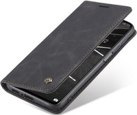 CASEME tok Xiaomi Mi 10T 5G / Mi 10T Pro 5G, Leather Wallet Case, fekete