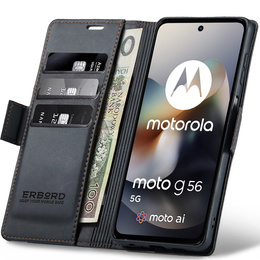 ERBORD Fényes Litchi pénztárca Motorola Moto G56 5G számára