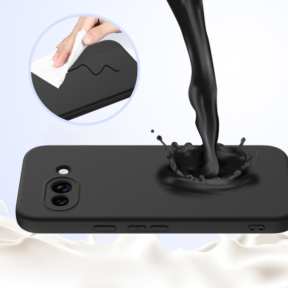 Telefontok a Google Pixel 9A, Silicone MagSafe, fekete