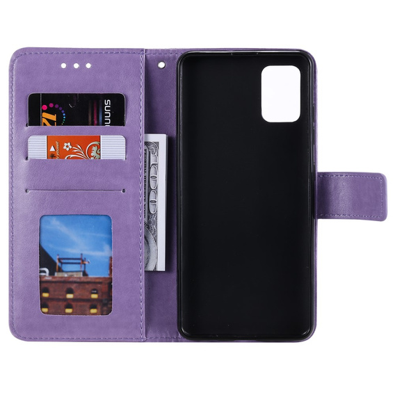 Pattintható tok a Oppo Reno6 5G, Mandala, lila