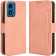Pattintható tok a Motorola Moto E14, Card Slot, rózsaszín