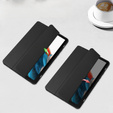 Tok Samsung Galaxy Tab A9, Smartcase Hybrid, tolltartó résszel, fekete