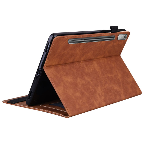 Tok Lenovo Tab P11 Pro Gen 2 TB132FU TB132XU 11.2", Classic, tolltartóval, barna