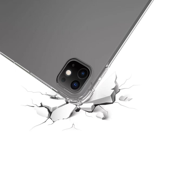 Tok Apple iPad Pro 13" 7 gen. 2024 (A2925 készülékhez, szilikon, átlátszó