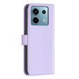 Pattintható tok a Xiaomi Redmi Note 13 Pro 5G, BINFEN Wallet, lila