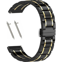 Bransoleta Ceramic z teleskopem 20mm, Black/Gold