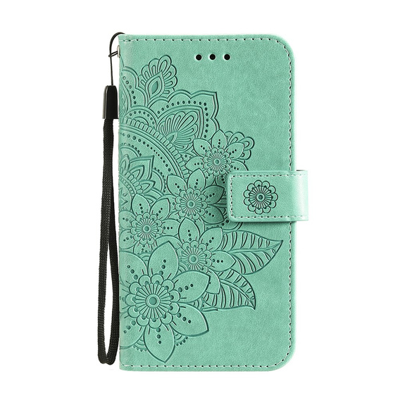Pattintható tok a Oppo Reno5 Z / A94 / A95 5G, Mandala, zöld