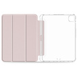 Tok iPad Pro 11 2022 / 2021 / 2020, Smartcase Hybrid, tolltartó résszel, rózsaszín