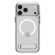 Spigen Ultra Hybrid "S" MagSafe tok iPhone 17 Pro készülékhez, átlátszó / fehér