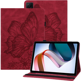 Telefontok a Lenovo Tab M9, Wallet Pen Slot, butterflies, barna