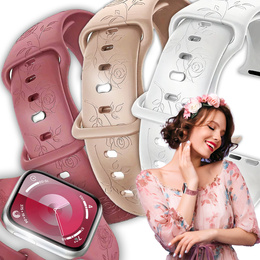 Szilikon szíj Apple Watch 1/2/3/4/4/5/6/7/8/9/SE 38/40/41/mm-es órához