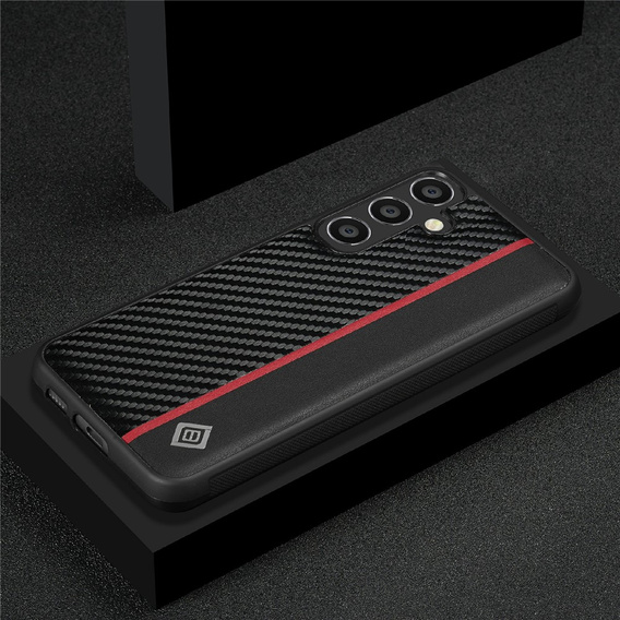 LC.IMEEKE szénszálas tok Samsung Galaxy S26-hoz, fekete