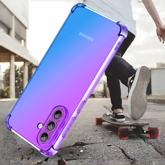 Tok Samsung Galaxy A26, Gradient Dropproof, Lila / kék