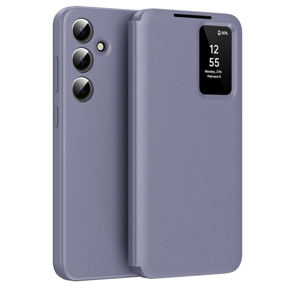 Flip tok Samsung Galaxy A55 5G, Smart View Wallet, lila