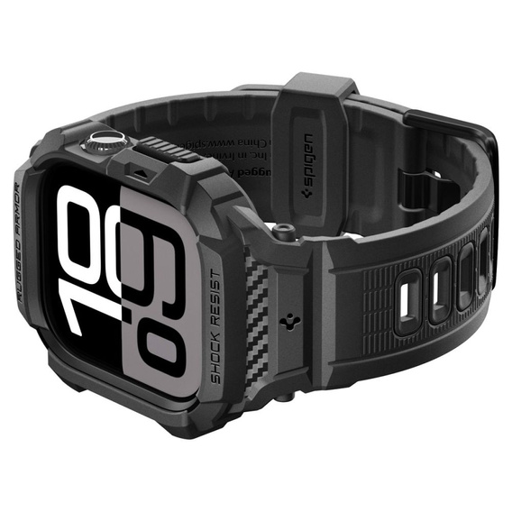 Spigen Rugged Armor Pro V2 szíj tokokkal Apple Watch 10/11 42 mm-es modellekhez