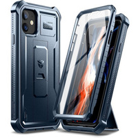 Páncélozott tok a iPhone 11, Dexnor Full Body, sötétkék