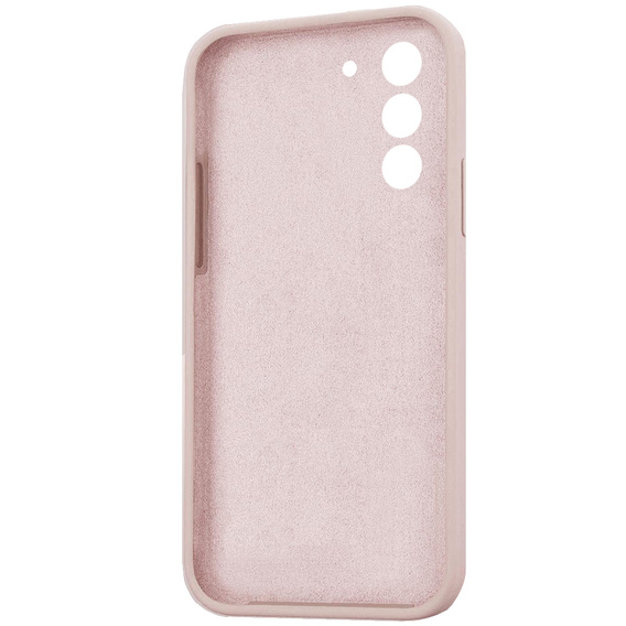 Telefontok a Samsung Galaxy S22 5G, Silicone Lite, rózsaszín