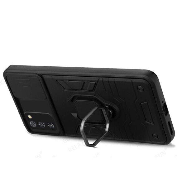 Telefontok a Samsung Galaxy A03s, KickStand Camera Lens, kék
