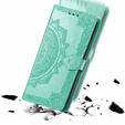 Pattintható tok a Infinix Hot 40i, Mandala, zöld