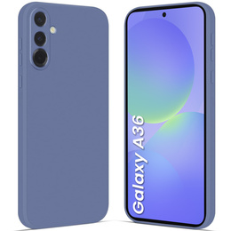Telefontok a Samsung Galaxy A36 5G, Silicone Lite, sötétkék