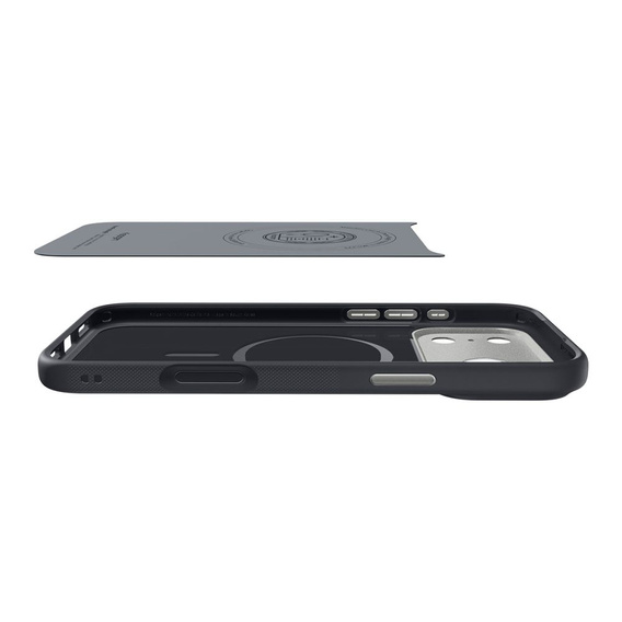 Spigen tok iPhone 17 Pro Max készülékhez, Nano Pop Mag Mag MagSafe, Fekete szezámmag