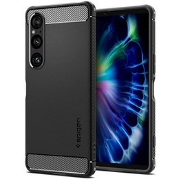 SPIGEN Rugged Armor tok Sony Xperia 1 VI készülékhez – Matt fekete