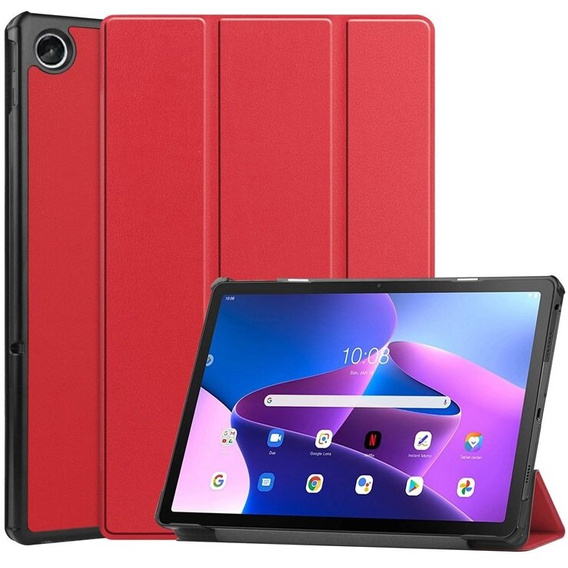 Tok Lenovo Tab M10 Plus 10.6 Gen 3 TB-125F TB-128F, Smartcase, piros