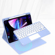Tok + billentyűzet iPad Air 10.9 4 2020 / 5 2022, Touchpad, kék