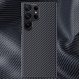 Tok Samsung Galaxy S23 Ultra, Aramid Fiber Cover, fekete
