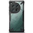 Ringke Fusion X átlátszó / fekete tok OnePlus 12 5G készülékekhez