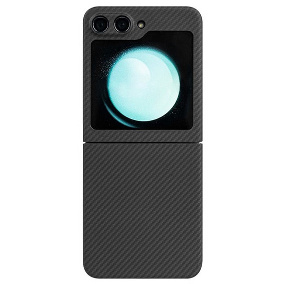 Tok Samsung Galaxy Z Flip5 5G, Aramid Fiber Cover, fekete