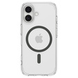 Spigen Ultra Hybrid MagSafe tok iPhone 17 készülékhez, átlátszó/grafit