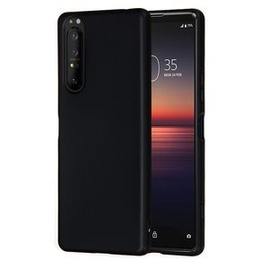 Telefontok a Sony Xperia 1 II, Silicone Lite, fekete