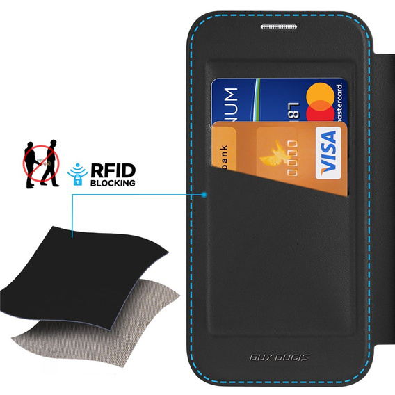 Dux Ducis tok iPhone 17-hez, Skin X Pro, patenttal, MagSafe-hoz, fekete